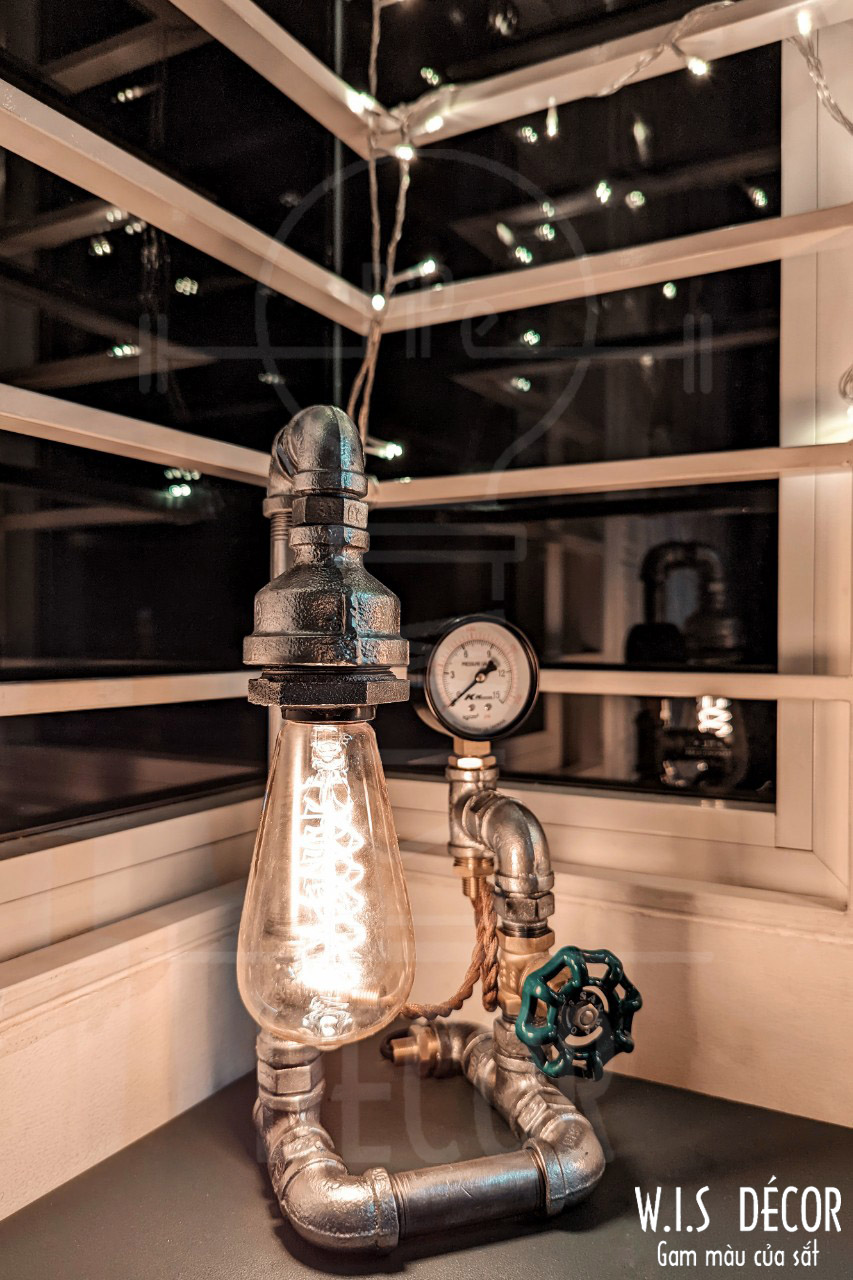 Đèn decor ống nước retro ,vintage - The FogEL 3 đèn decor vintage