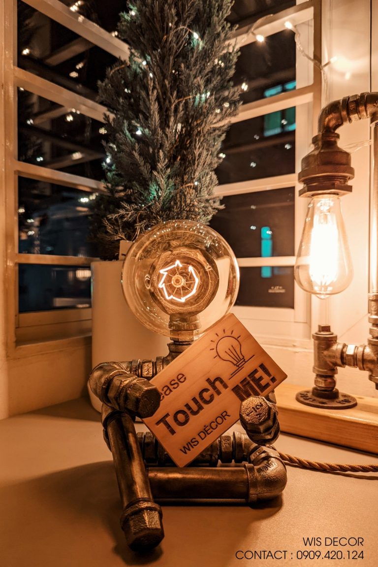 Đèn decor ống nước vintage