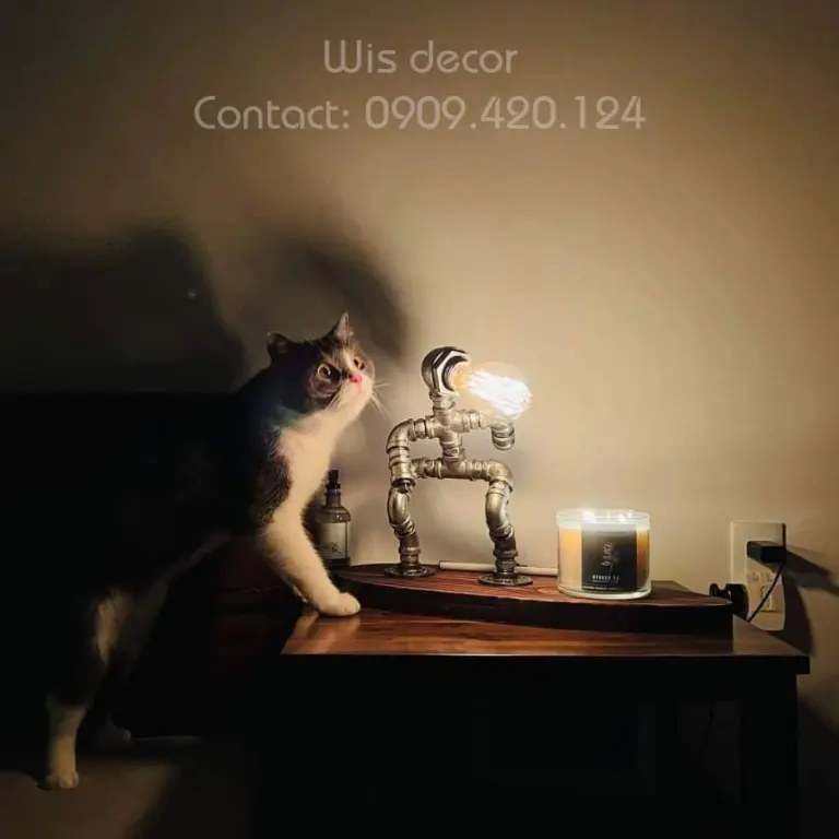Đèn decor ống nước vintage