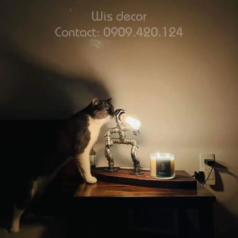 Đèn decor ống nước vintage