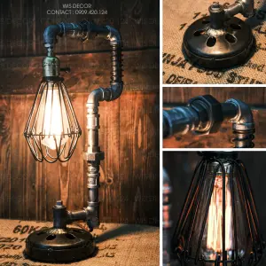 Đèn ống nước decor vintage Đèn ống nước decor vintage