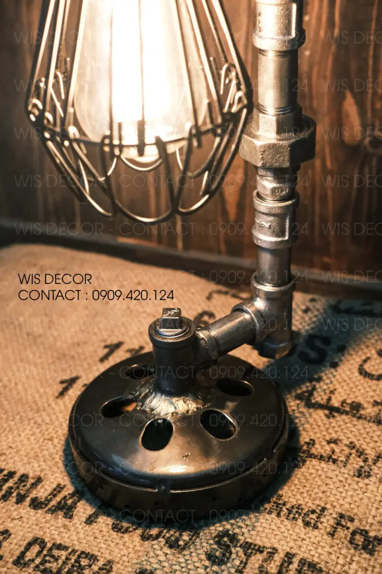Đèn decor ống nước vintage
