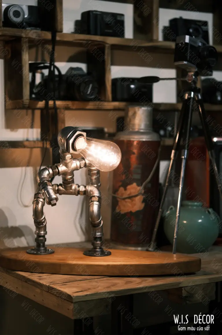 Đèn ống nước decor vintage