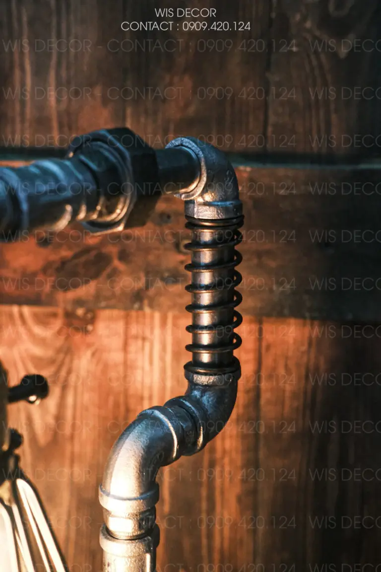 Đèn decor ống nước vintage