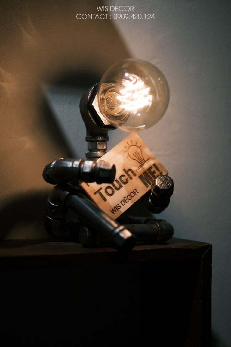 Đèn decor ống nước vintage
