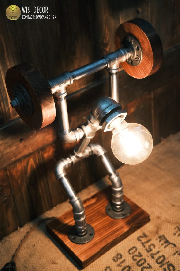 Đèn decor ống nước vintage