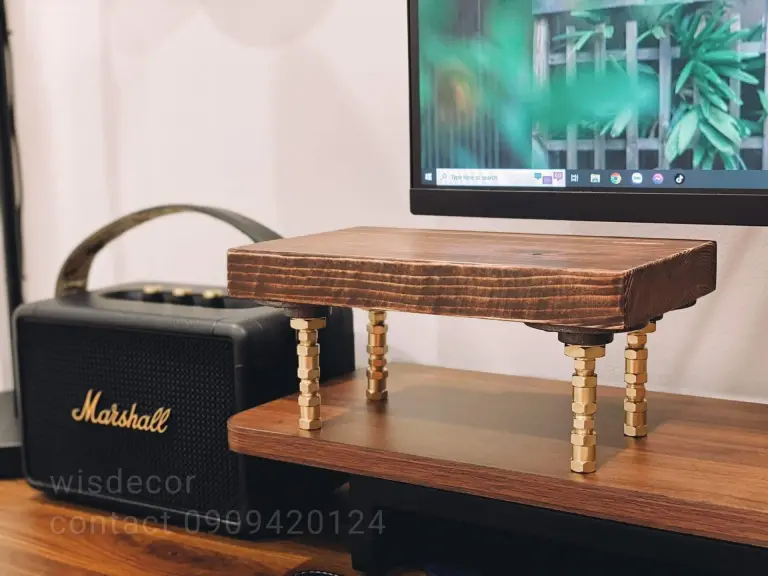 Giá đỡ loa để bàn vintage