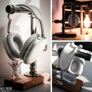Giá treo tai nghe để bàn vintage Giá treo tai nghe để bàn vintage