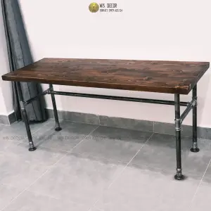 Bàn làm việc gỗ tự nhiên vintage Bàn làm việc gỗ tự nhiên vintage