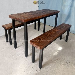 Bàn ghế gỗ thông Bàn ghế gỗ thông